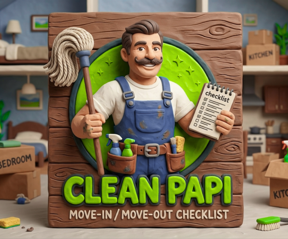 cleanpapi move in move out cleaning checklist